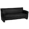 Flash Furniture Sofa, 30" x 31-1/4", Upholstery Color: Black 222-3-BK-GG - alternate 3