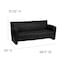 Flash Furniture Sofa, 30" x 31-1/4", Upholstery Color: Black 222-3-BK-GG - alternate 8