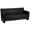 Flash Furniture Living Room Set, 30" x 31-1/4", Upholstery Color: Black 222-SET-BK-GG - alternate 4