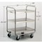 Lakeside Tubular Frame Stainless Steel 3-Shelf Cart; 500 lb Capacity, 18"x27" 222 - alternate 5