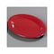 Carlisle Foodservice Melamine Platter Tray, 12"x9", Red, PK12 3308205 - alternate 3