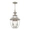Livex Lighting Monterey 2 Light Brushed Nickel Outdoor Pendant Lantern 2255-91 - alternate 2