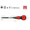 Vessel BALL GRIP Screwdriver with Covered Shank 225P2100 - alternate 2