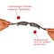 Kleenguard V30 Nemesis Safety Glasses, Anti-Fog & Anti-Scratch, Wraparound, Red Frame, Smoke (Gray) Lens 22611 - alternate 5