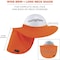 Ergodyne Visor with Neck Shade, For Use With Hard Hats Orange 6660 - alternate 8