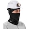 Ergodyne Balaclava Face Mask, 2-in-1 Detachable-Piece, Fleece, Moisture-Wicking, Black, Universal Size 6826 - alternate 3
