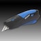 Westward Multipurpose 6" Retracting Safety Utility Knife, Straight Blade, Ergonomic Handle, Blue/Black 22XP79 - alternate 3