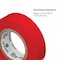 3M ElectricalTape, Red, 6-5/8ydL, 1/2inW, PK100 35-RED-1/2X20FT - alternate 3
