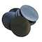 Rubber-Cal General Purpose Rubber Sheet 60A - Black - 0.062" x 5" Disc, PK2 22-01-062 - alternate 4