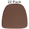 Flash Furniture Soft Brown Fabric Chiavari Chair Cushion, PK22 22-BH-BRN-GG - alternate 1