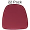 Flash Furniture Soft Burgundy Fabric Chiavari Chair Cushion, PK22 22-BH-BURG-GG - alternate 1