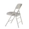National Public Seating Folding Chair, Gray, 18-3/4 In., PK4 2302 - alternate 7