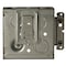 Raco Electrical Box, 30.3 cu in, Square Box Type, 2 Gangs, Galvanized Steel, Square Shape 232H - alternate 2