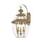 Livex Lighting Monterey 3 Light Antique Brass Outdoor Wall Lantern 2351-01 - alternate 1