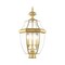 Livex Lighting Monterey 3 Light Polished Brass Outdoor Post Top Lantern 2354-02 - alternate 1