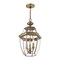Livex Lighting Monterey 3 Light Antique Brass Outdoor Pendant Lantern 2355-01 - alternate 4