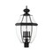 Livex Lighting Monterey 4 Light Black Outdoor Post Top 2358-04 - alternate 2
