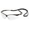 Condor Safety Glasses, Agitator Series, Anti-Fog, Anti-Static, Anti-Scratch, Black Half-Frame, Clear Lens 23Y618 - alternate 2