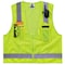 Ergodyne Economy Surveyors Vest, Lime, L/XL 8249Z - alternate 4