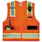 Ergodyne Two-Tone Surveyors Vest, Orange, S/M 8248Z - alternate 4