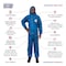 Viroguard Chemical Resistant Coveralls, Hooded Coverall, 2XL, Fabric, Elastic Wrist, Elastic Ankle, Blue 2407-2XL - alternate 4
