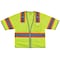 Ergodyne Lime Two-Tone Hi-Vis Class 3 Surveyor Ve, Polyester mesh, Lime, S/M 8346Z - alternate 3