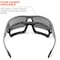 Ergodyne ODIN, Safety Glasses, Uncoated, Indoor/Outdoor Lens, Black Frame, Full-Frame ODIN - alternate 2