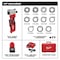 Milwaukee Tool M12 Cable Stripper Kit with 11 Al THHN / XHHW Bushings 2435AL-21 - alternate 4