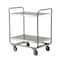 Lakeside Tubular Frame Stainless Steel 2-Shelf Cart; 500 lb Capacity, 21"x33" 243 - alternate 1