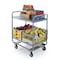 Lakeside Tubular Frame Stainless Steel 2-Shelf Cart; 500 lb Capacity, 21"x33" 243 - alternate 3