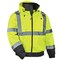 Ergodyne Hi-Vis 2-in-1 Bomber Jacket, Oxford Polyester, Class 3 Lime, M 8379 - alternate 1