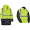 Ergodyne Hi-Vis Thermal Jacket Kit, 300D Oxford Polyester, Hi-Viz Lime, Xl 8388 - alternate 2
