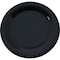 Carlisle Foodservice Narrow Rim Dinner Plate, 10.5", Blk, PK12 3300203 - alternate 2