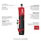 Milwaukee Tool M12 FUEL 1/4 in. Straight Die Grinder Kit 2486-22 - alternate 2