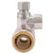 Sharkbite Tee Stop Valve, Brass, 3/4" x 3/8" Tube 24986 - alternate 3