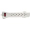 Tripp Lite Power Strip, Surge, 7 5-15R, 5-15P, 6 ft., Light Gray SUPER6TEL - alternate 7