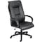 Boss Executive Leather Plus Chair W/Padded Arm B7601 - alternate 2