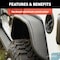 Aries Jeep JL Rear Fender Flares, 2500203 2500203 - alternate 7
