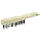 Weiler 1 in W Scratch Brush, 5 in L Handle, 1 in L Brush, Wood, 10 in L Overall 25100 - alternate 2