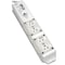 Tripp Lite Outlet Strip, Hospital Grade, 4 5-15R-HG, 5-15P-HG, 15 ft., White PS-415-HGULTRA - alternate 5