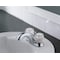 Delta Dual Handle Centerset Lavatory Faucet, 4" Mount, Chrome 3-hole 4" installation Hole 2522LF-MPU - alternate 2