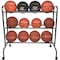 Champion Sports Basketball Cart, 41inLx17inWx41inH, Chrome BRC3 - alternate 4