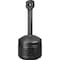 Justrite 4 gal Smokers Cease-Fire Cigarette Receptacle, 38-1/2 in H x 16-1/2 in Dia, Black 26800D - alternate 7