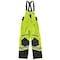 Ergodyne Insulated Bib Overalls, 300D polyester oxford with PU coating, Lime, M 8928 - alternate 2
