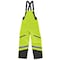 Ergodyne Insulated Bib Overalls, 300D polyester oxford with PU coating, Lime, M 8928 - alternate 3