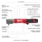Milwaukee Tool M12 3/8" Right Angle Impact Wrench Kit 2564-22, 48-11-2420 - alternate 7