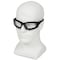 Kleenguard V50 Calico, Safety Glasses, Anti-Fog & Anti-Scratch, Clear Lens, Black Frame, Full-Frame 25672 - alternate 4