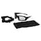 Kleenguard V50 Calico, Safety Glasses, Anti-Fog & Anti-Scratch, Clear Lens, Black Frame, Full-Frame 25672 - alternate 6