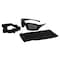 Kleenguard V50 Calico, Safety Glasses, Anti-Fog & Anti-Scratch, Gray Lens, Black Frame, Full-Frame 25675 - alternate 4