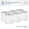 Scott High-Capacity Hard Roll Towels for Blue Core Dispensers, White, (1,150'/Roll), 6PK 25702 - alternate 8
